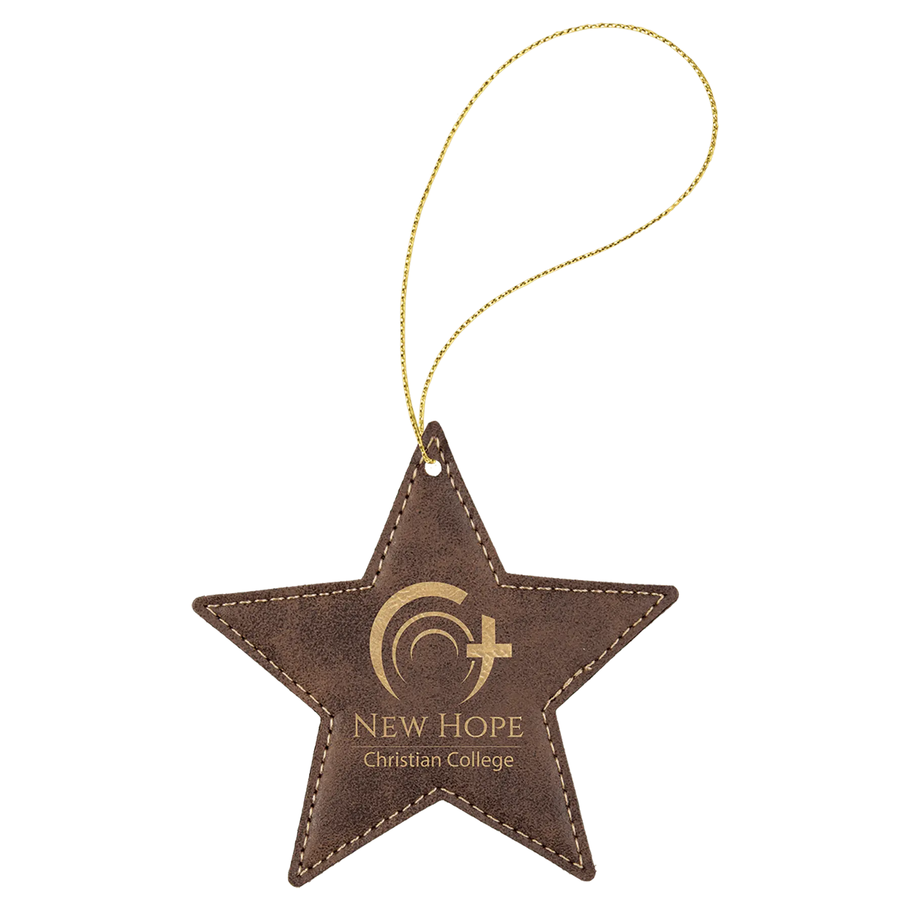 Leatherette Ornament with String - Custom JDS
