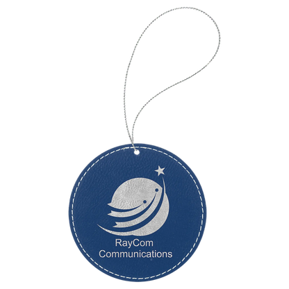 Leatherette Ornament with String - Custom JDS