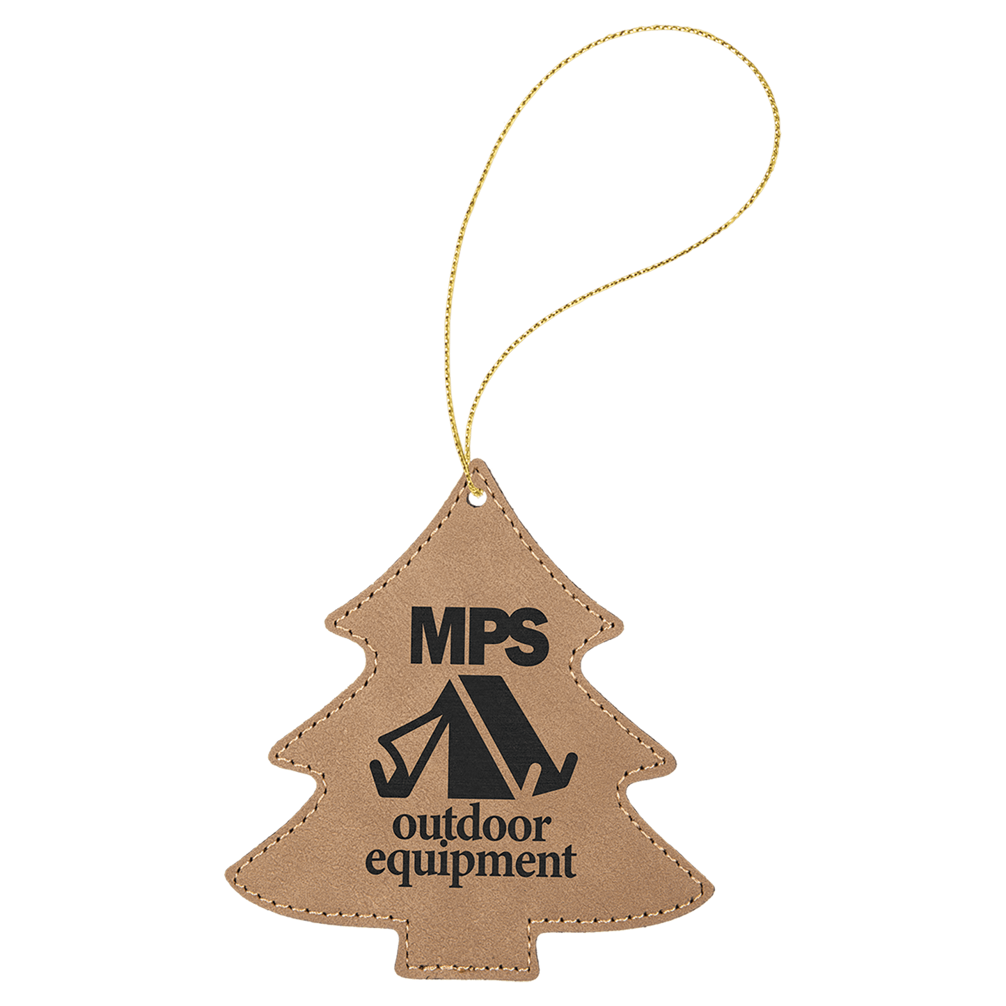 Leatherette Ornament with String - Custom