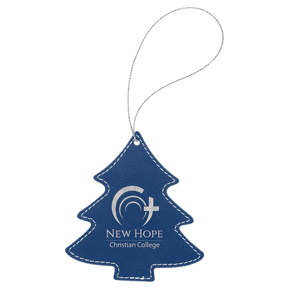 Leatherette Ornament with String - Custom JDS