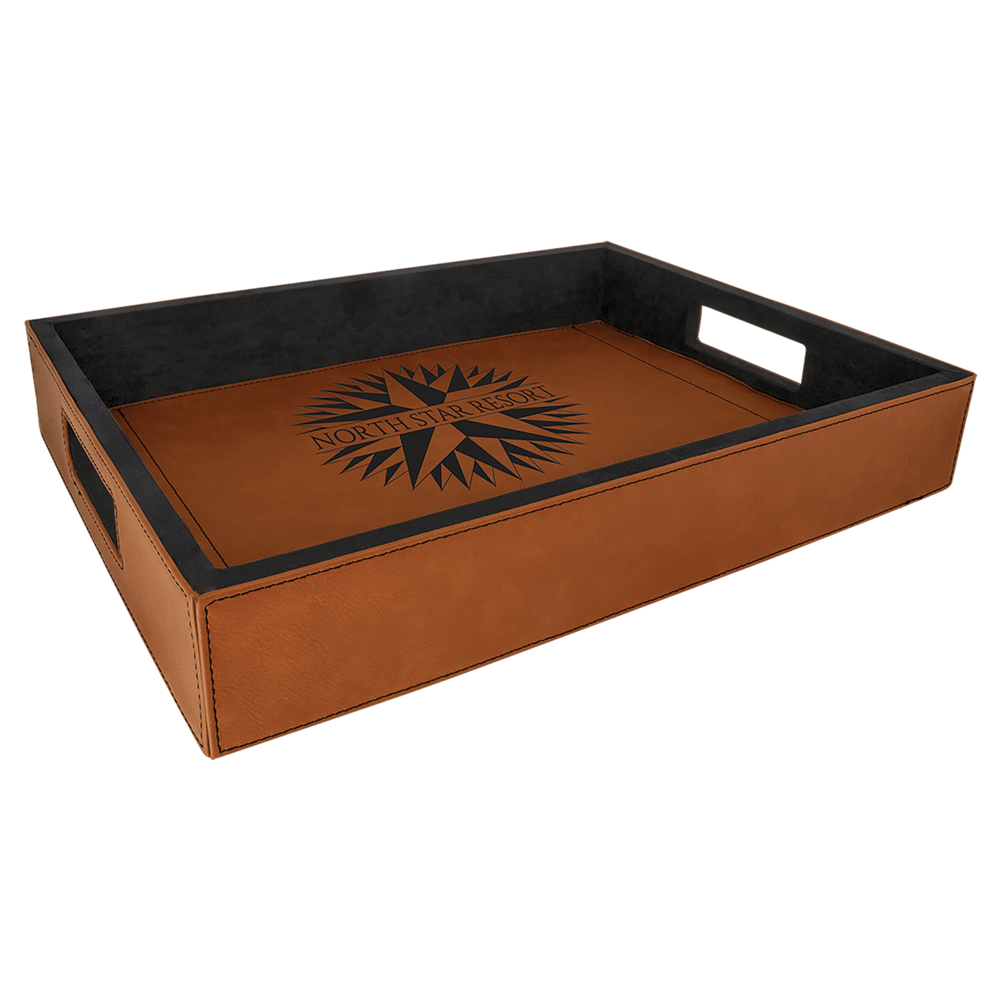 Leatherette Serving Tray - Custom