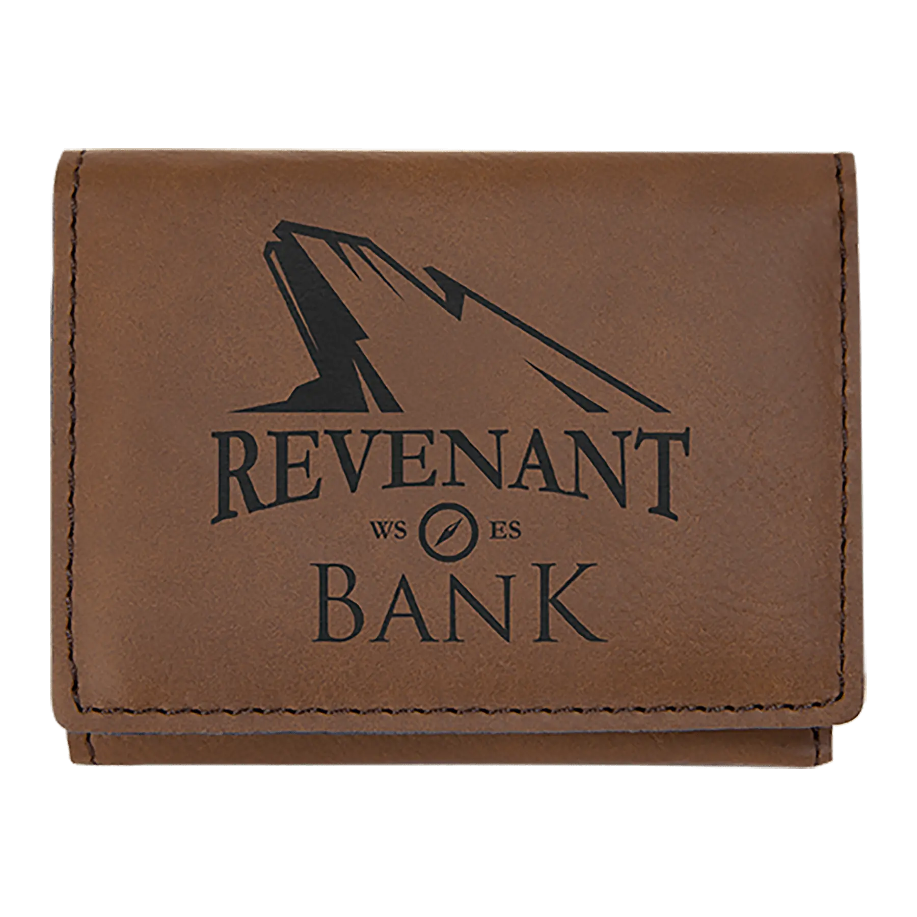 Wallet Trifold with RFD Blocking 3" x 4" Leatherette - Custom JDS