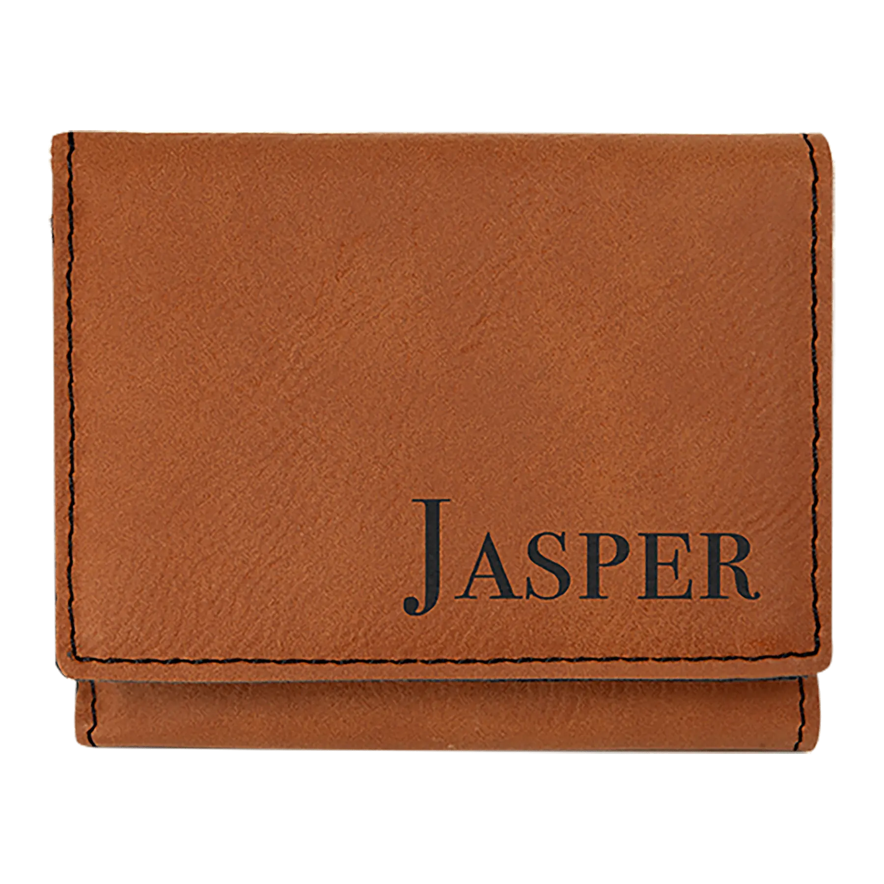Wallet Trifold with RFD Blocking 3" x 4" Leatherette - Custom JDS