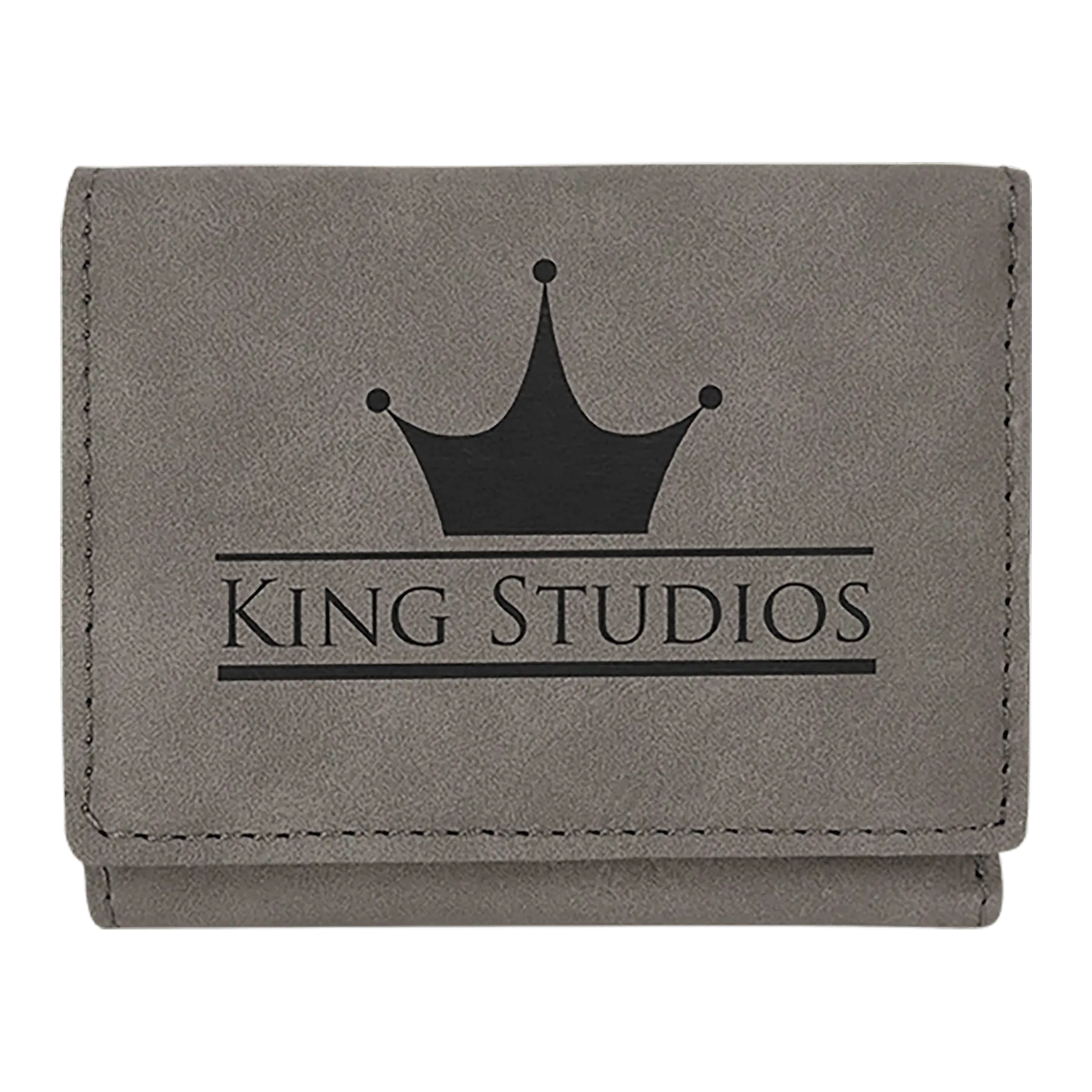 Wallet Trifold with RFD Blocking 3" x 4" Leatherette - Custom JDS