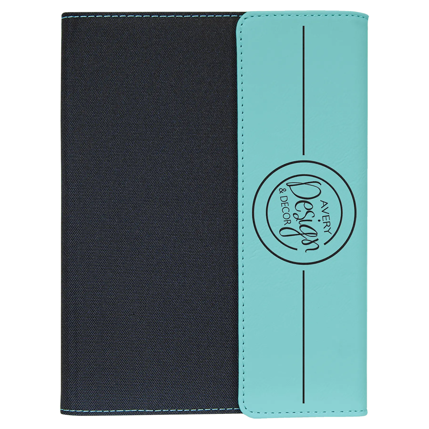 Leatherette Portfolio with Notepad - Custom JDS