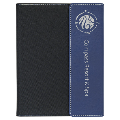 Leatherette Portfolio with Notepad - Custom JDS