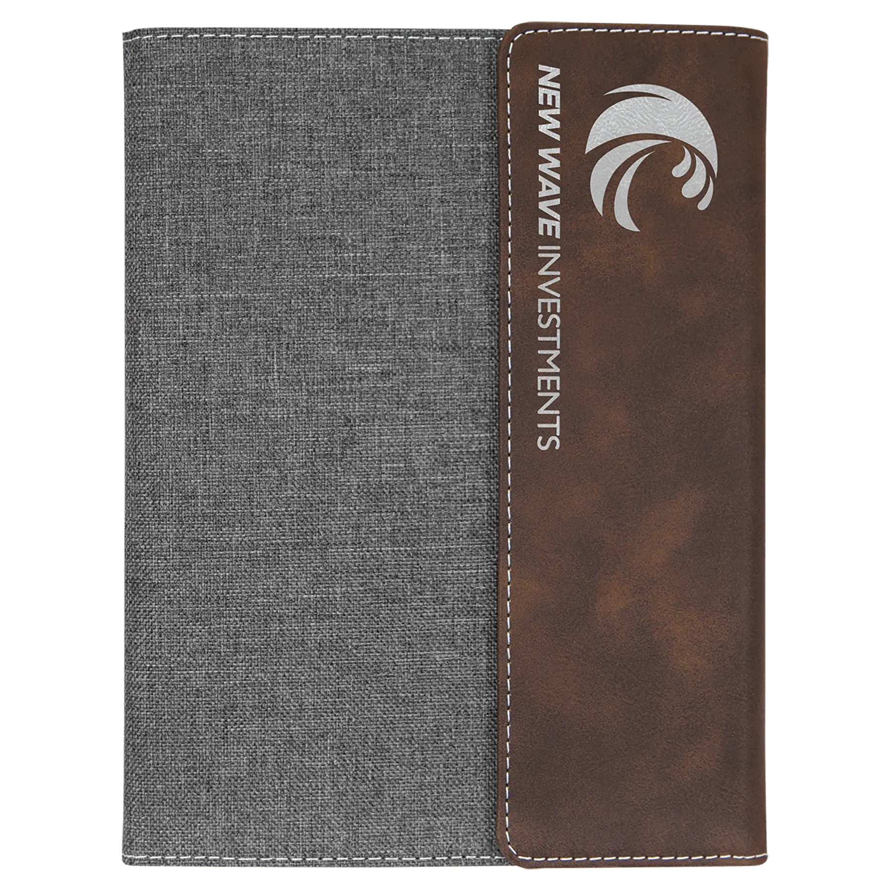 Leatherette Portfolio with Notepad - Custom JDS