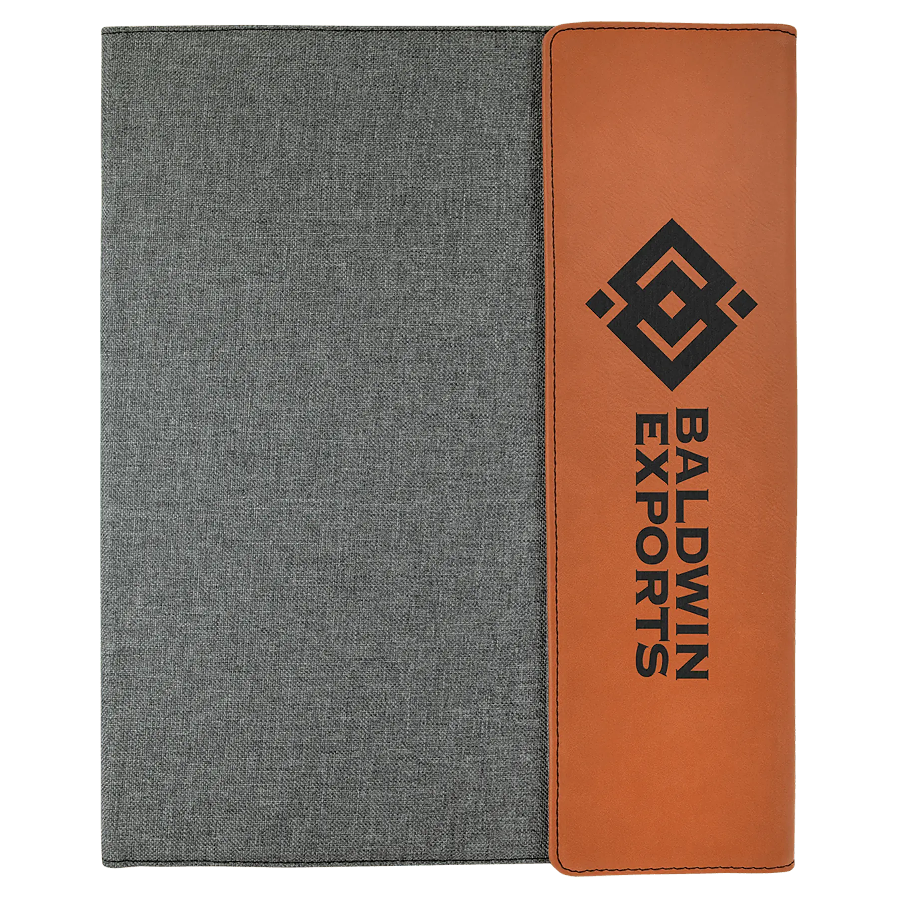 Leatherette Portfolio with Notepad - Custom JDS