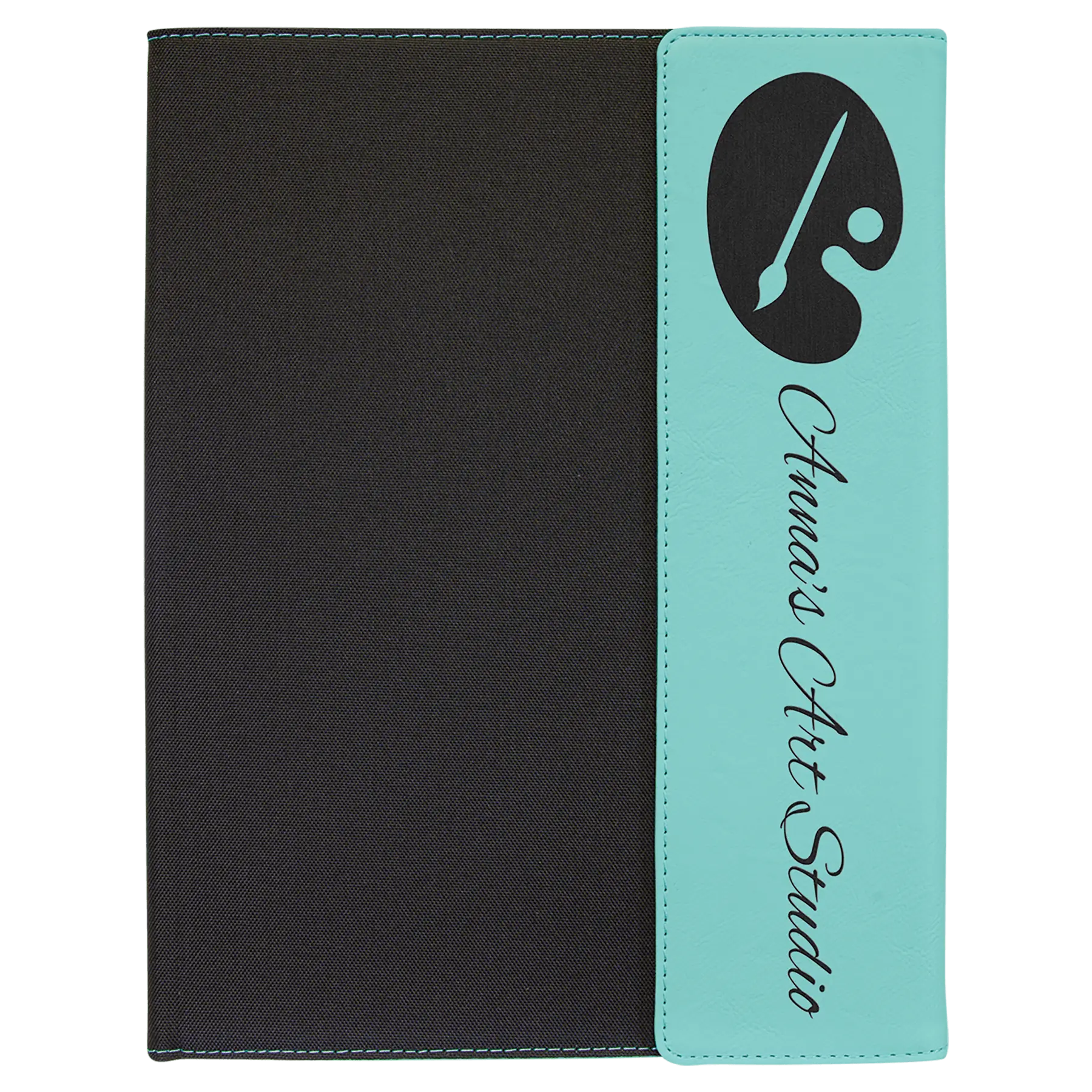 Leatherette Portfolio with Notepad - Custom JDS