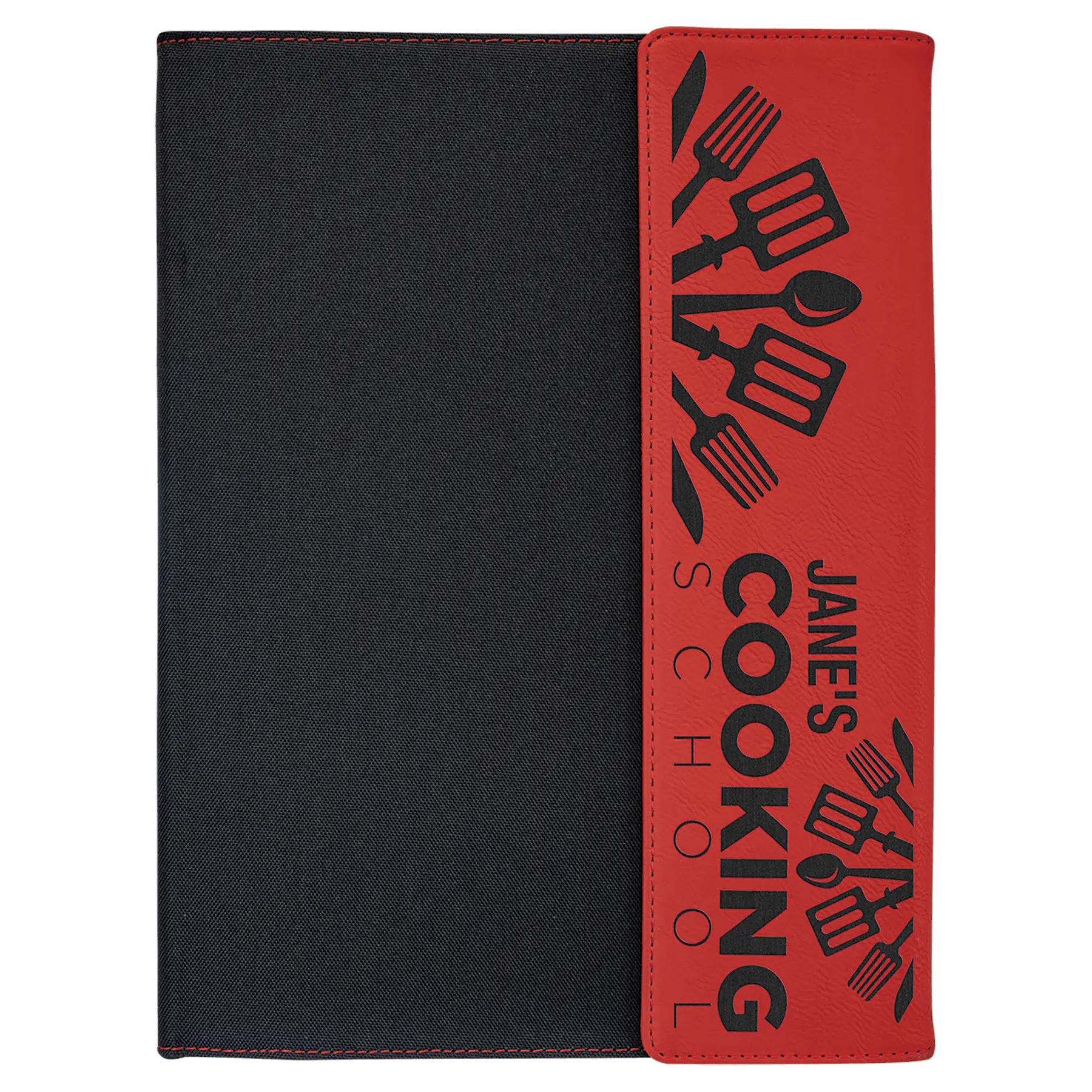 Leatherette Portfolio with Notepad - Custom JDS