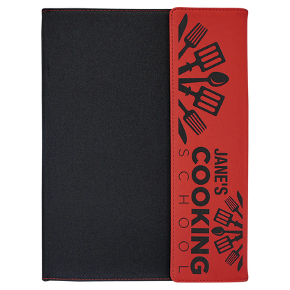 Leatherette Portfolio with Notepad - Custom JDS