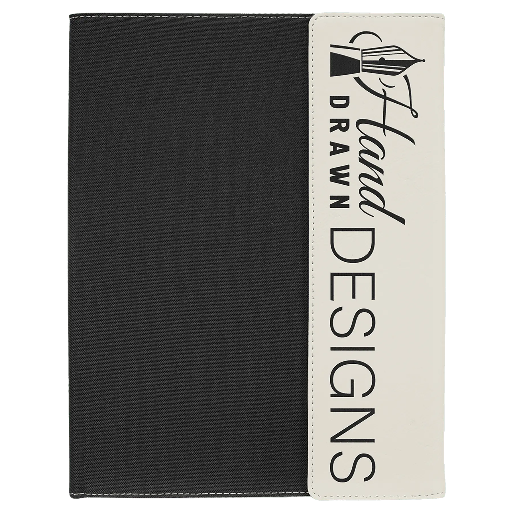Leatherette Portfolio with Notepad - Custom JDS