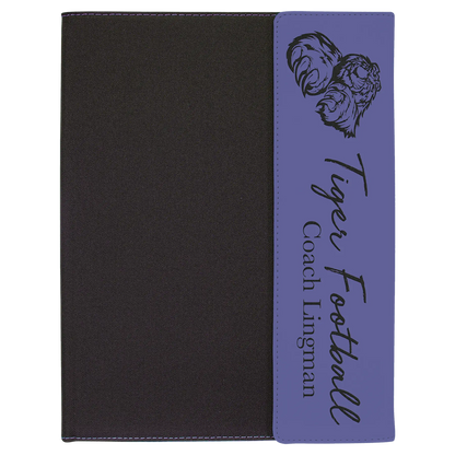 Leatherette Portfolio with Notepad - Custom JDS
