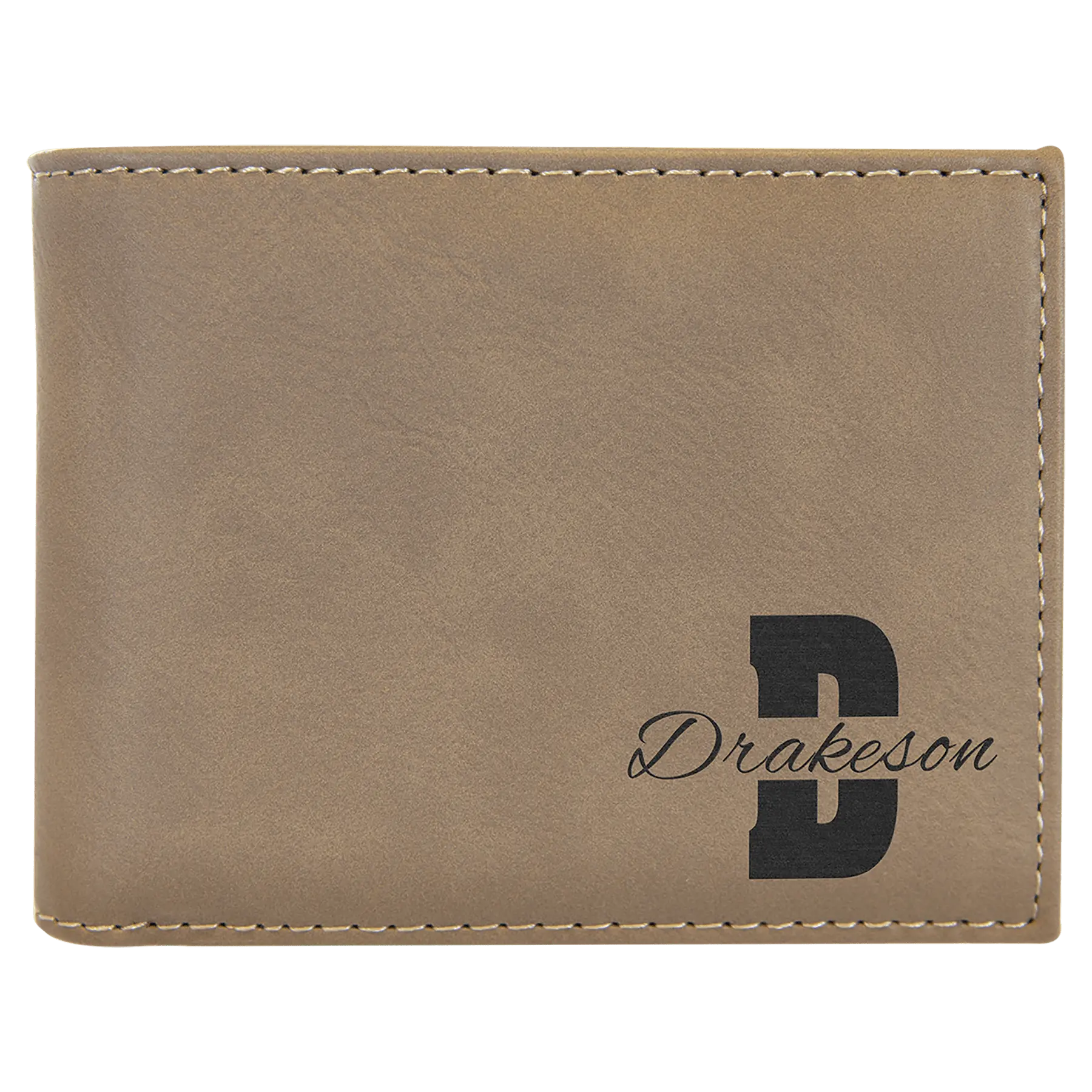 Leatherette Bifold Wallet - Custom JDS