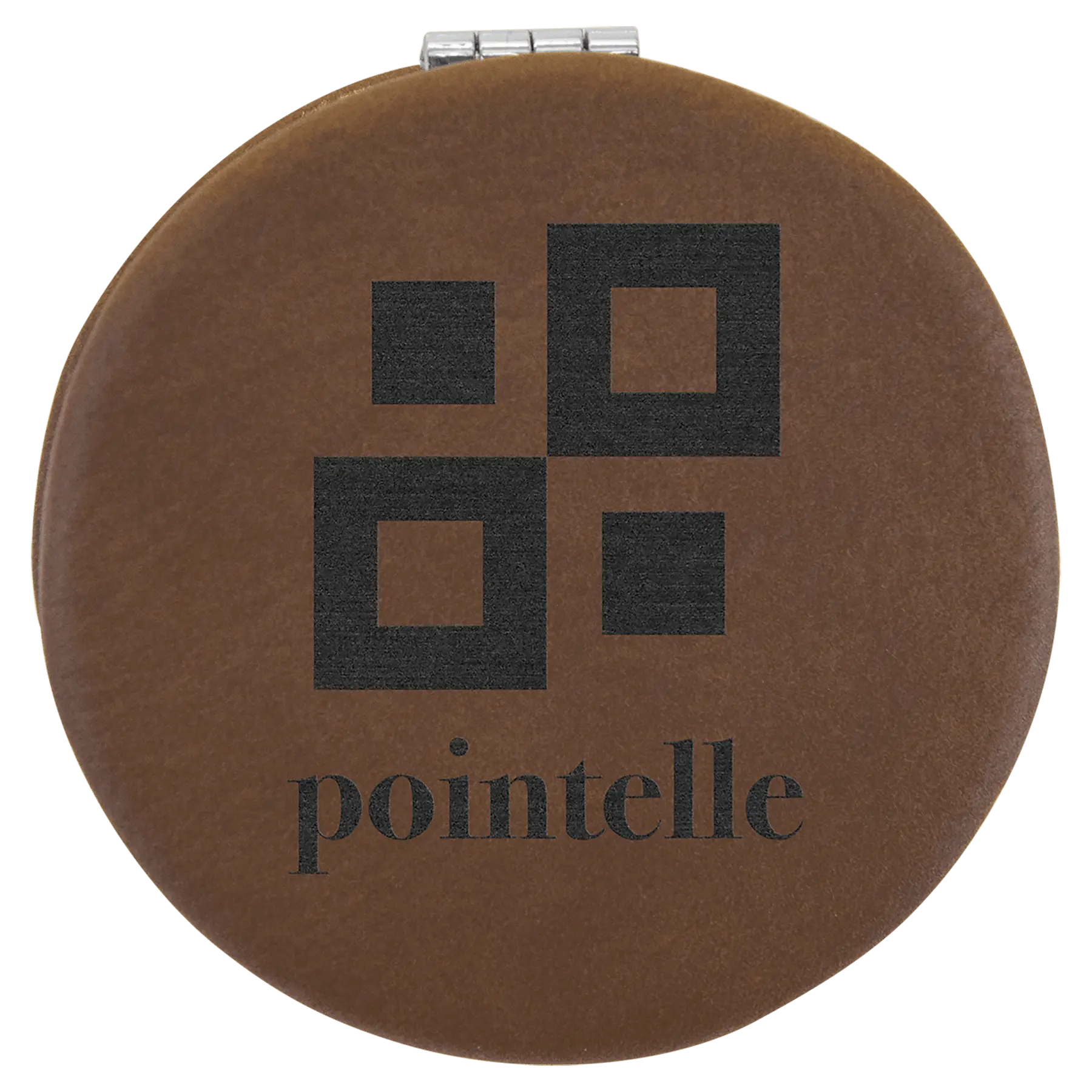 Leatherette Compact Mirror JDS