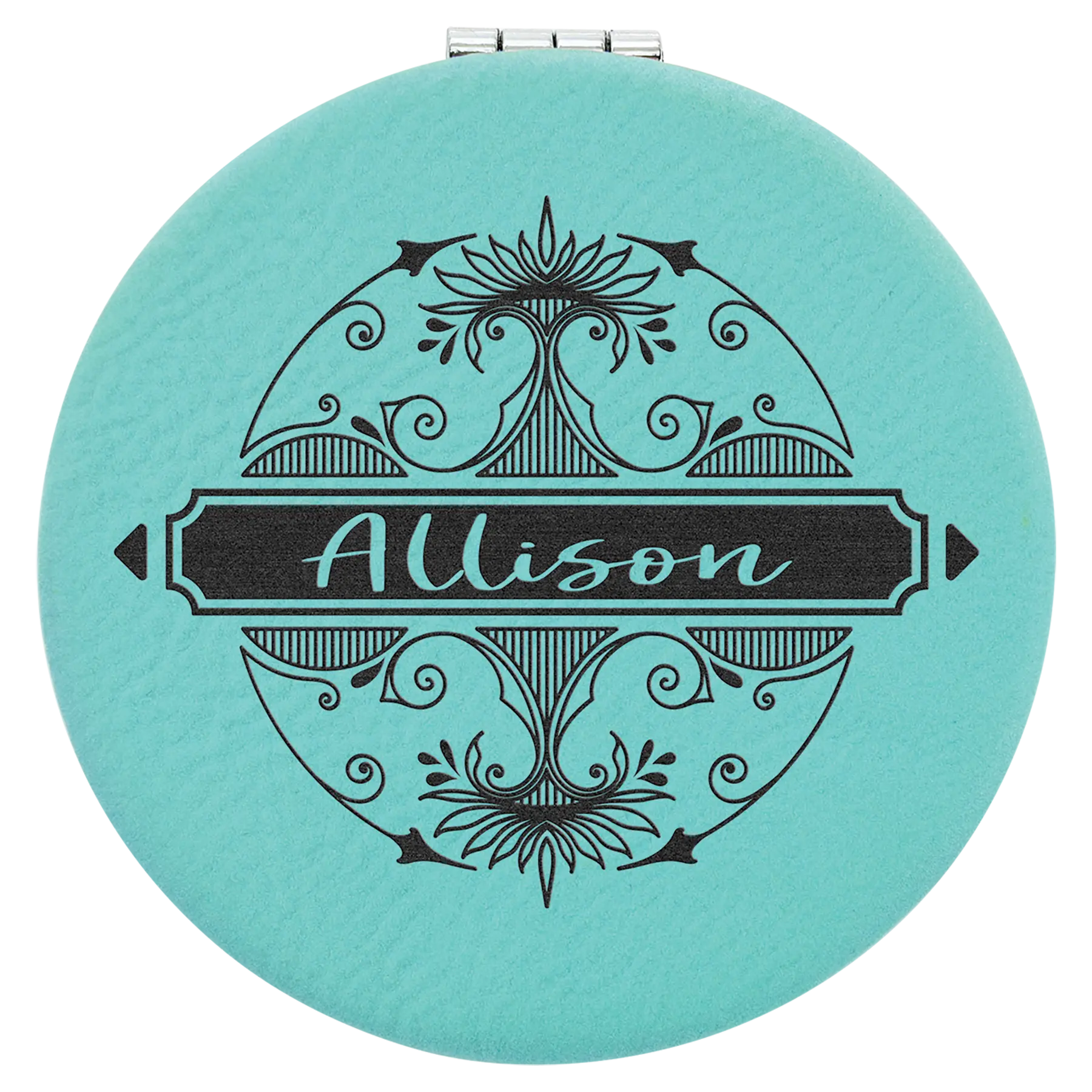 Leatherette Compact Mirror JDS