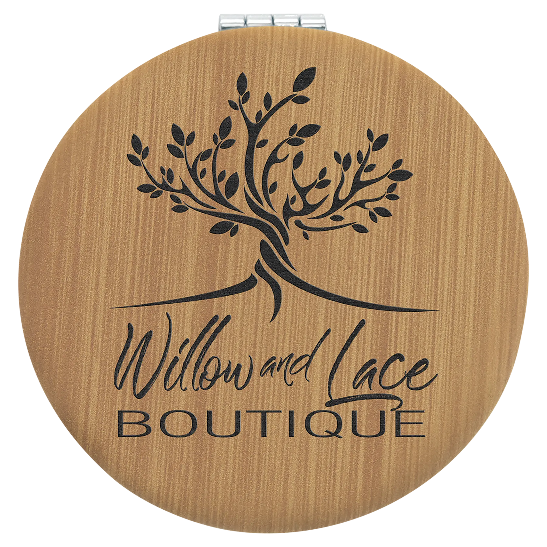 Leatherette Compact Mirror JDS