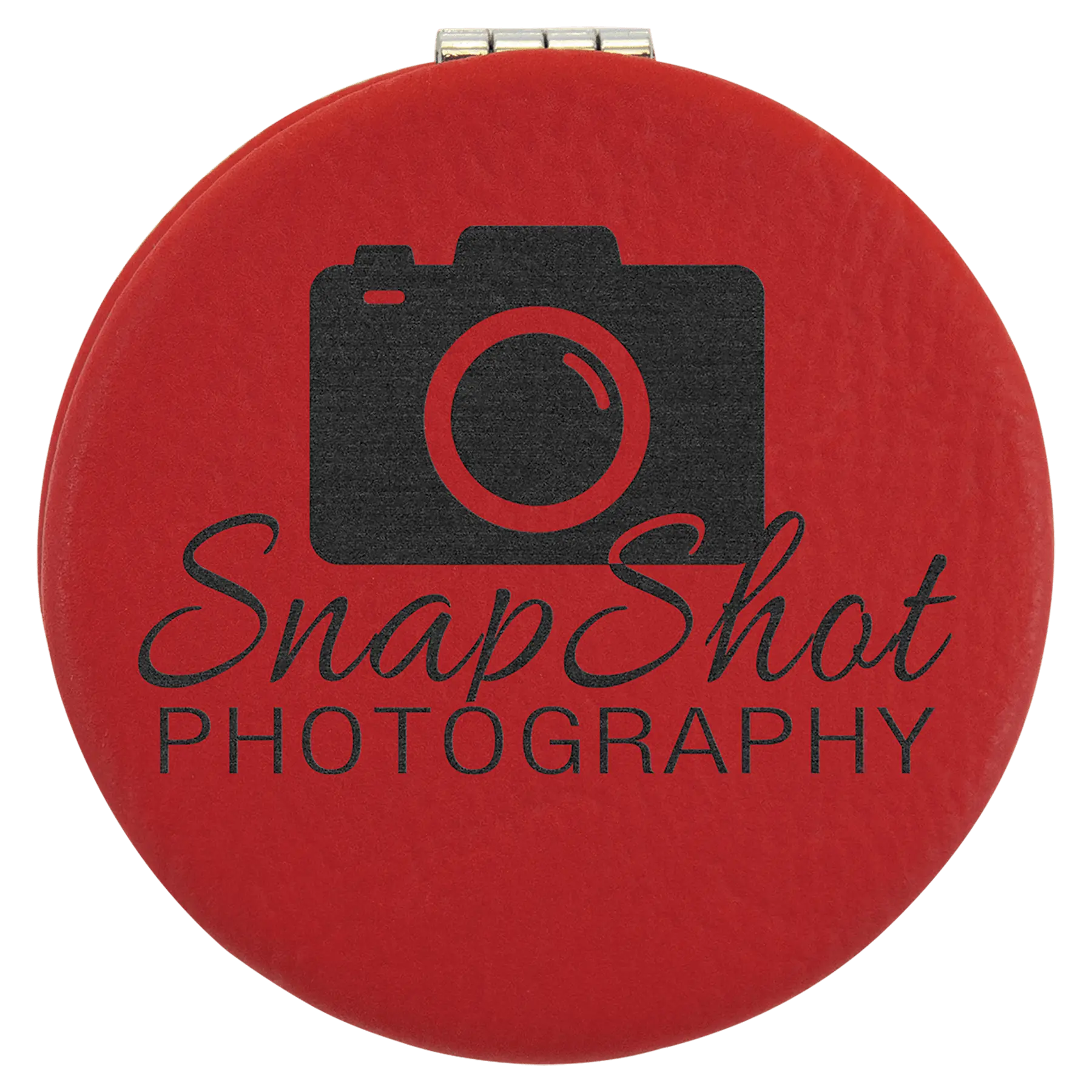 Leatherette Compact Mirror JDS