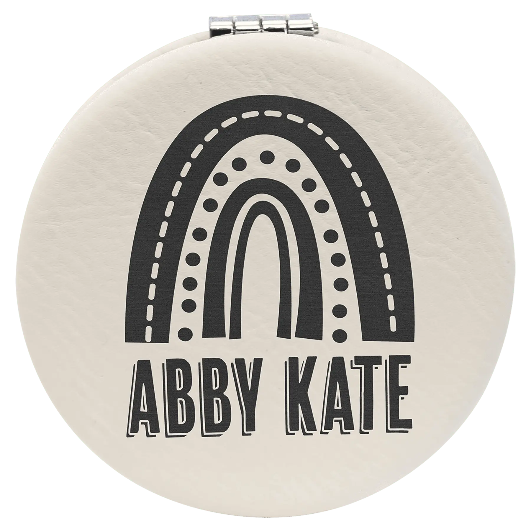 Leatherette Compact Mirror JDS