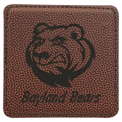 4" Leatherette Coasters (Square or Round) JDS
