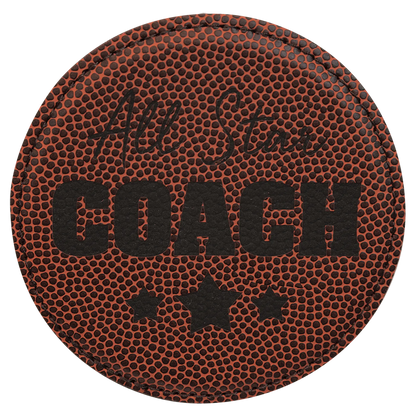 4" Leatherette Coasters (Square or Round) JDS