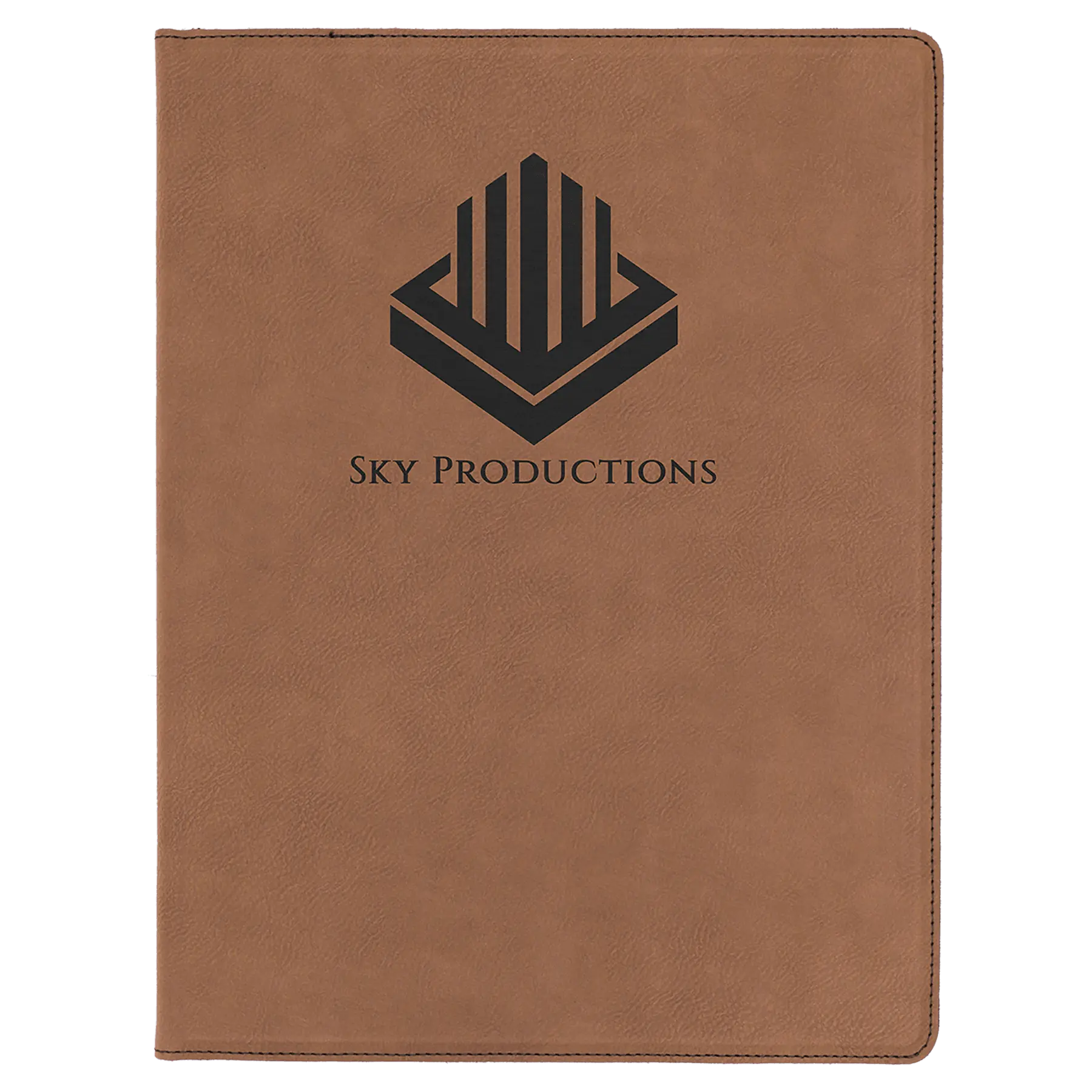 Leatherette Portfolio with Notepad - Custom JDS
