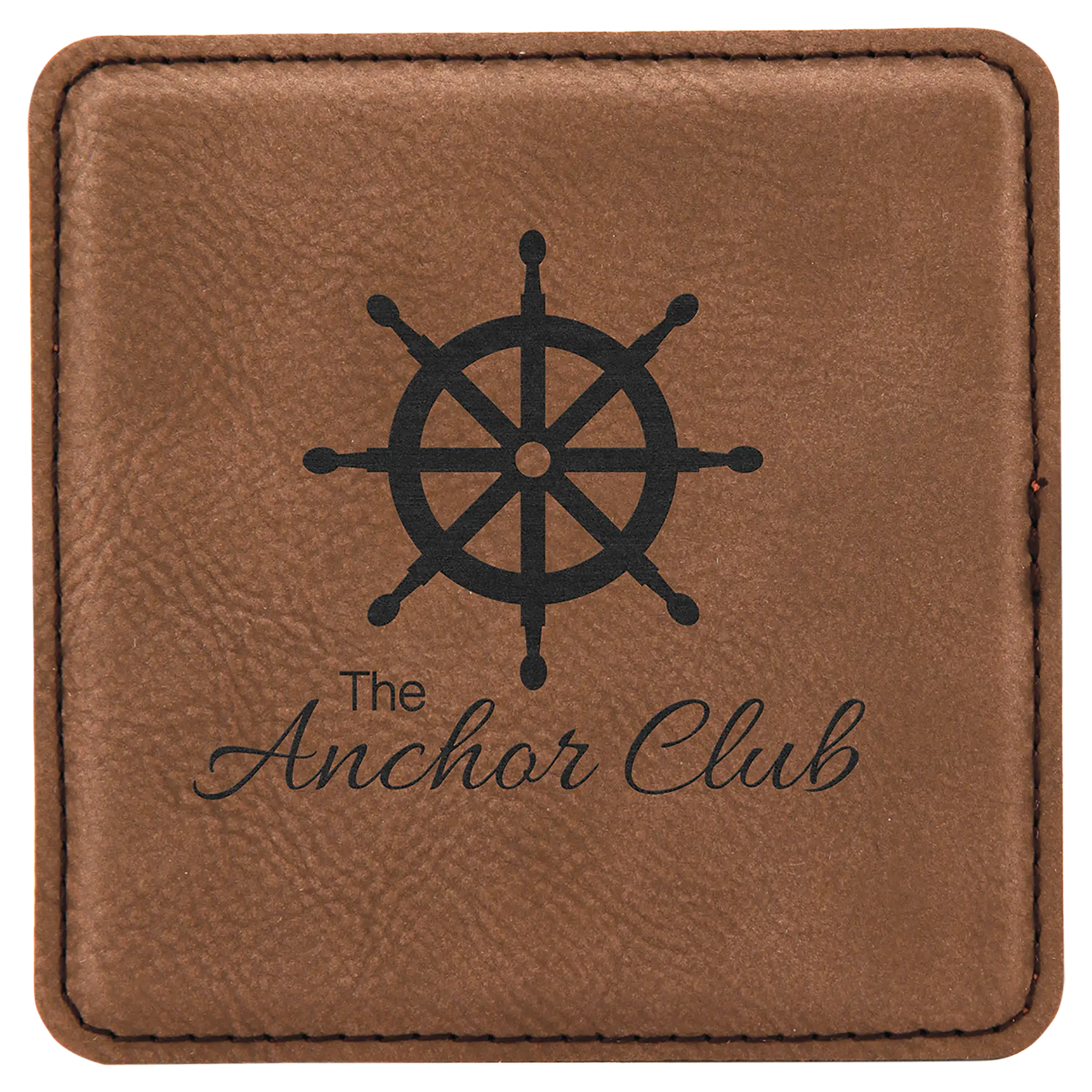 4" Leatherette Coasters (Square or Round) JDS