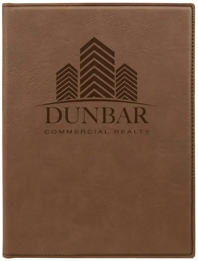 Leatherette Portfolio with Notepad - Custom JDS