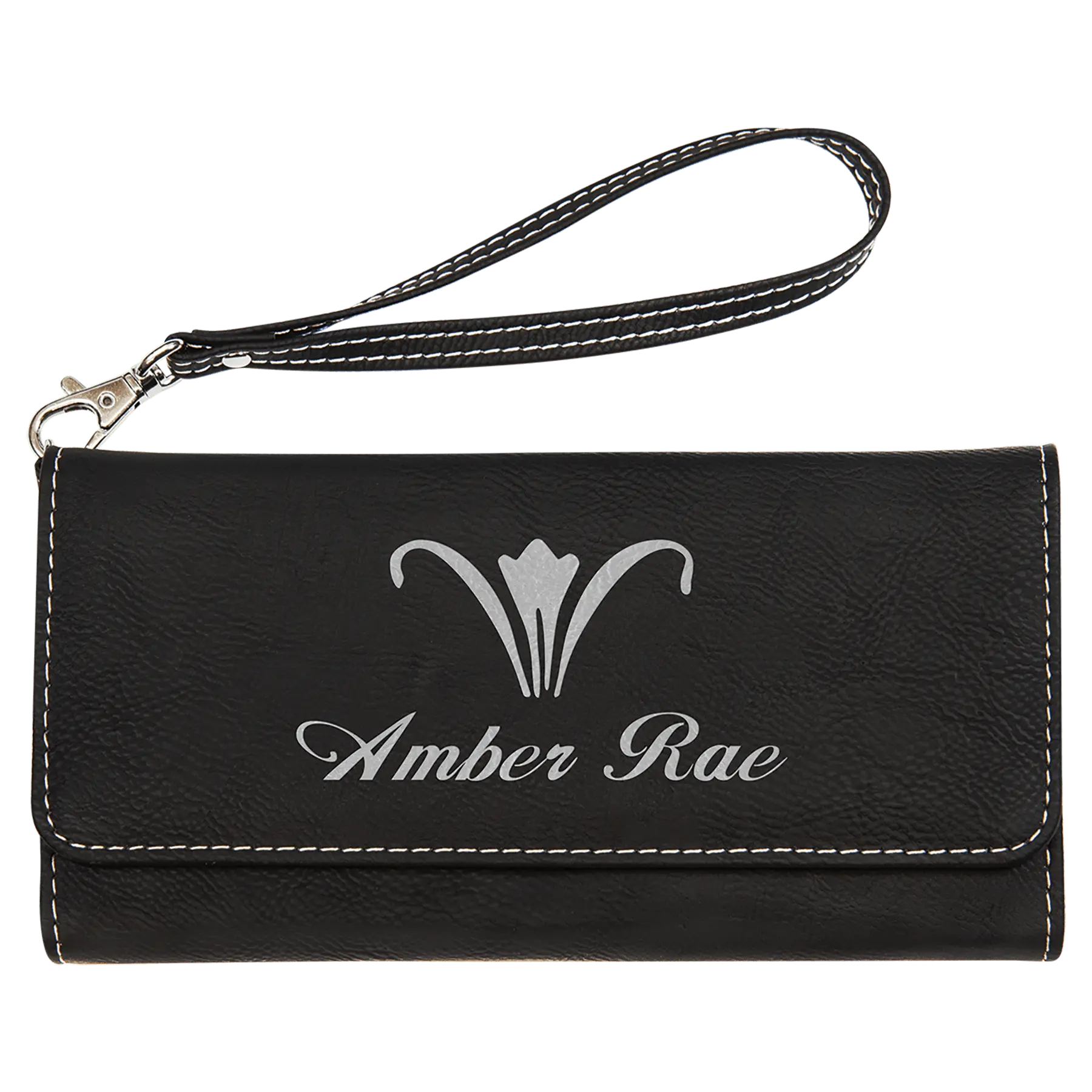 Wallet with Strap - Custom Leatherette JDS