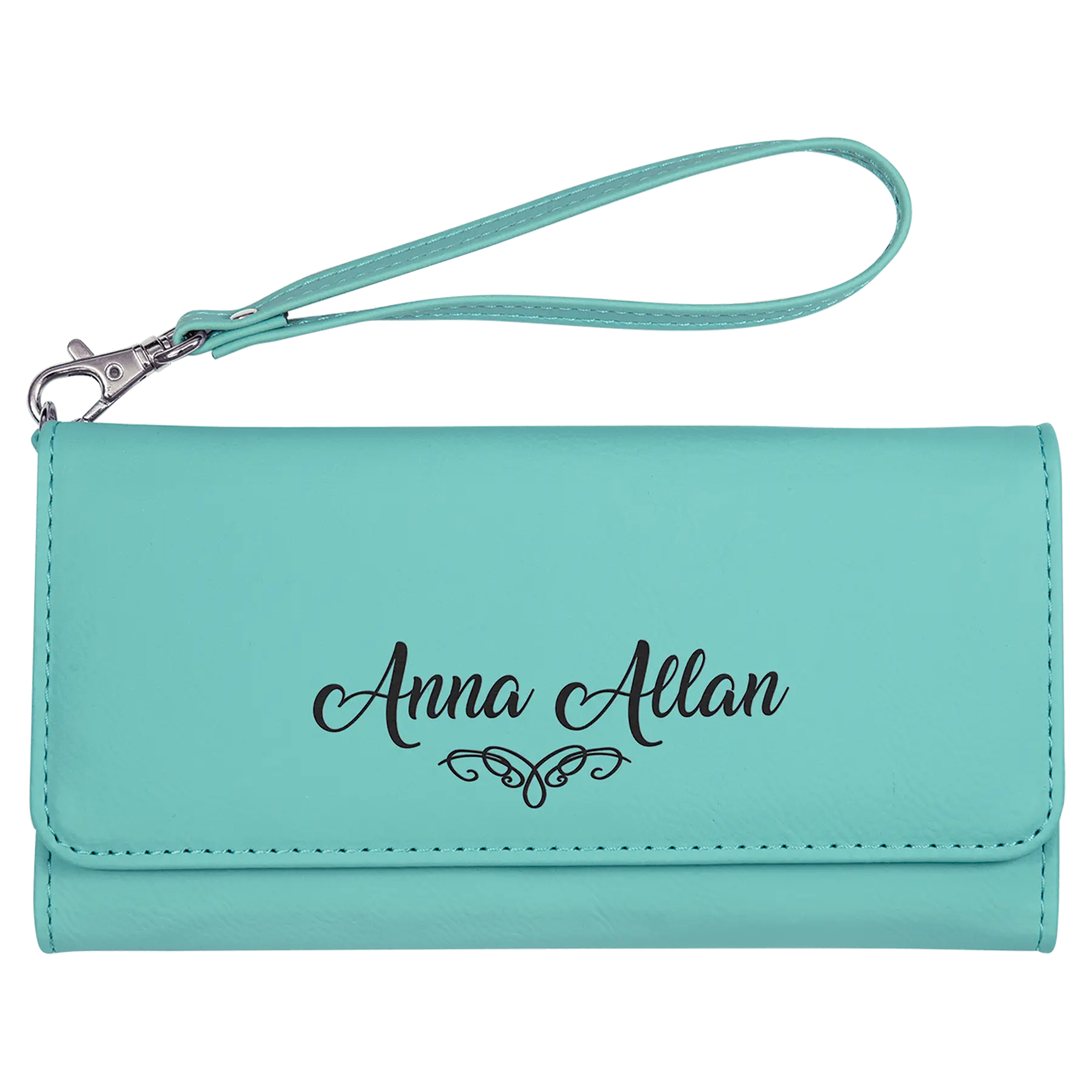 Wallet with Strap - Custom Leatherette JDS