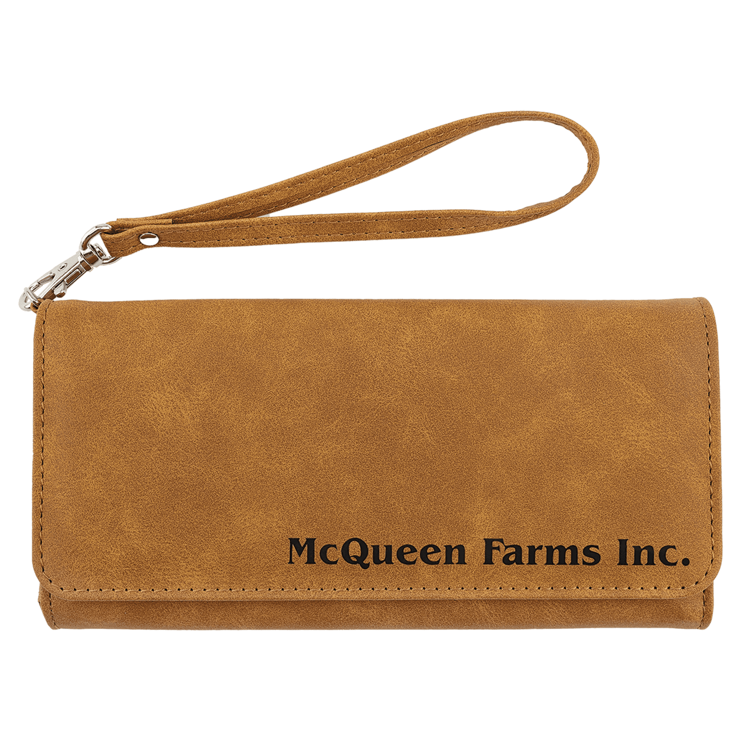 Custom Wallet with Strap - Etched Leatherette | NEW – Creekside Series Option