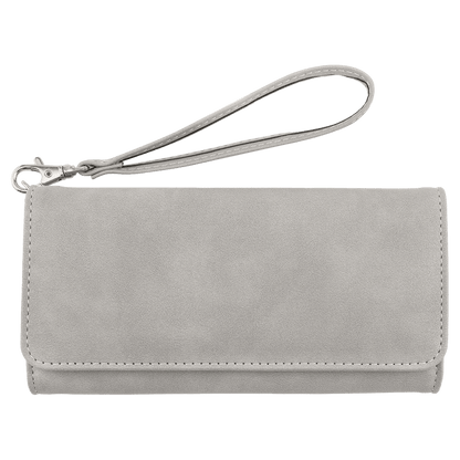 Custom Wallet with Strap - Etched Leatherette | NEW Creekside Series