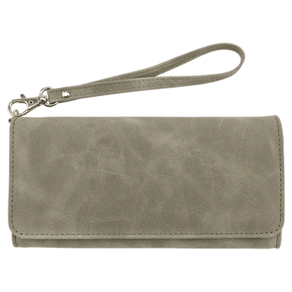 Custom Wallet with Strap - Etched Leatherette | NEW Creekside Series