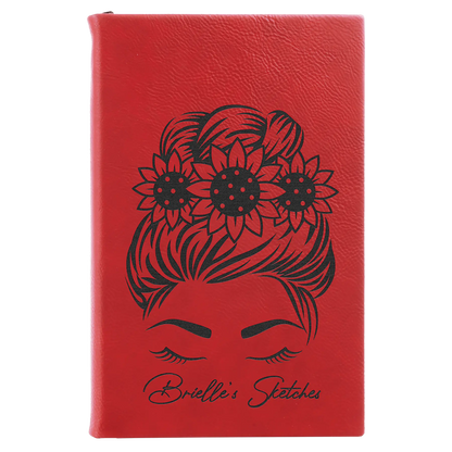 Leatherette Sketch Book - Custom JDS