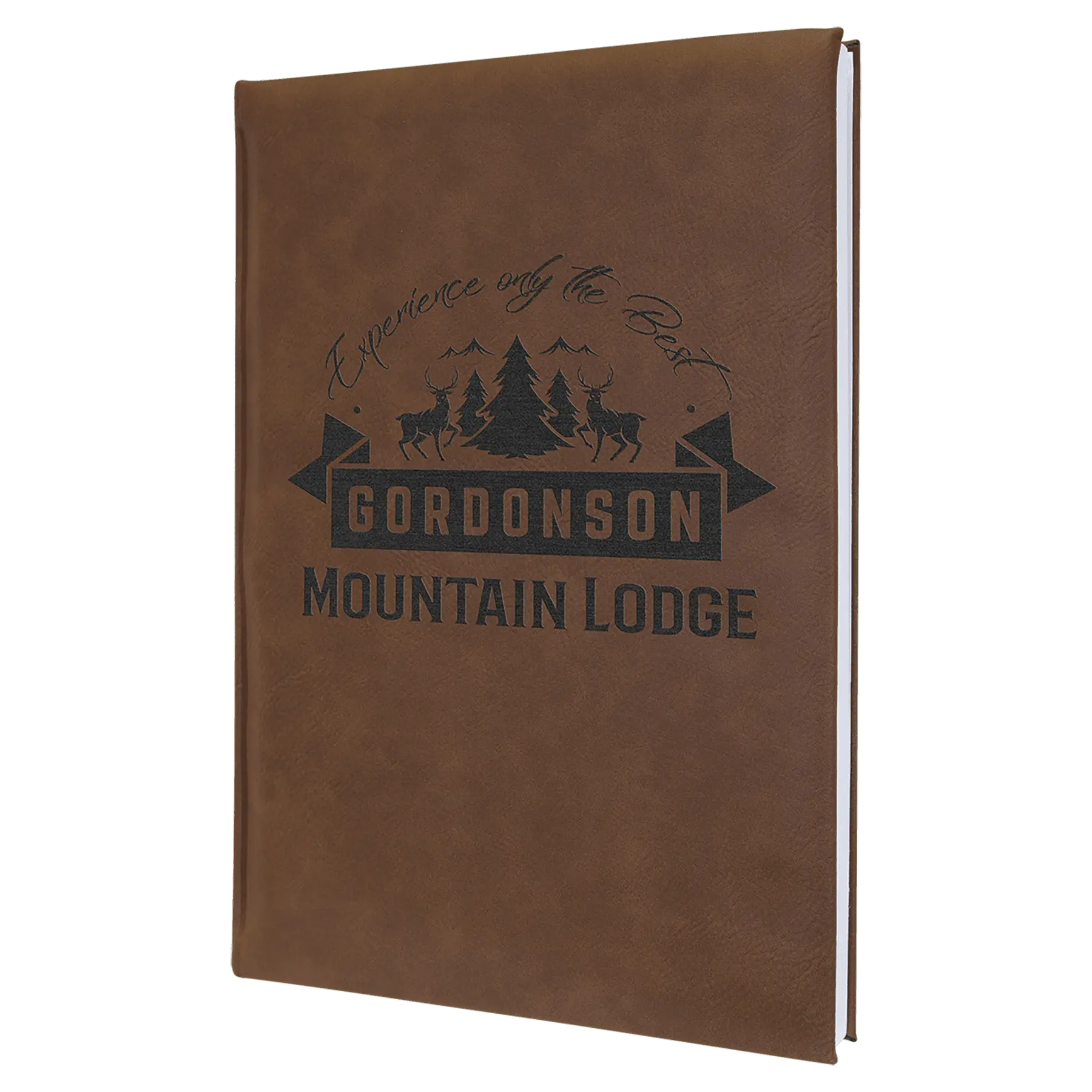 Leatherette Journal/Notepad - Custom JDS