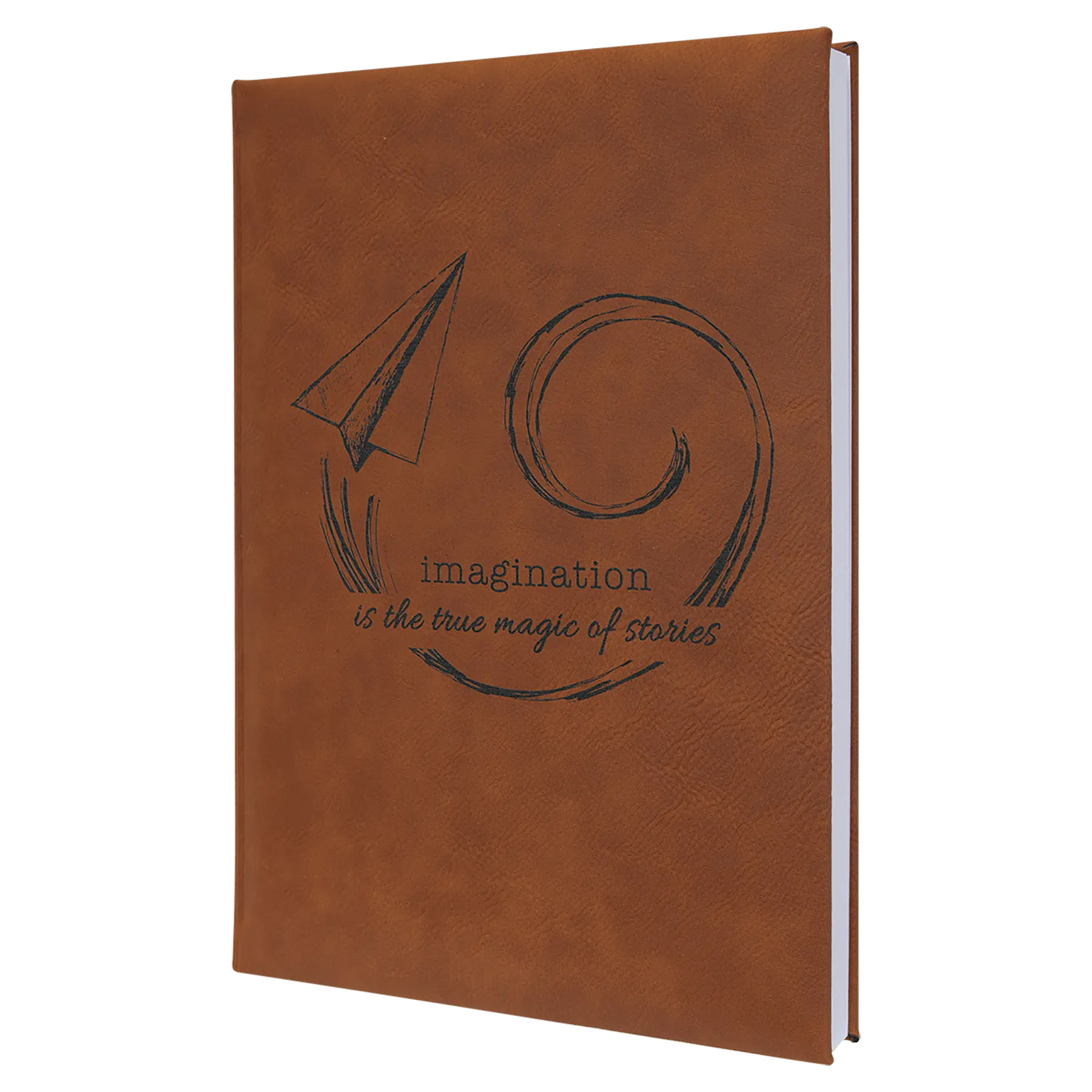 Leatherette Journal/Notepad - Custom JDS