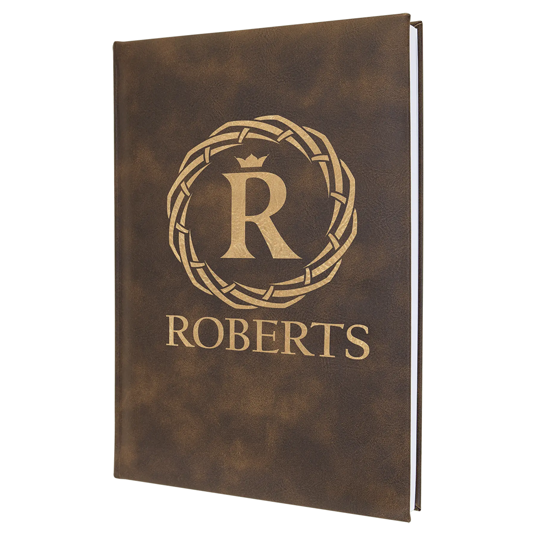 Leatherette Journal/Notepad - Custom JDS