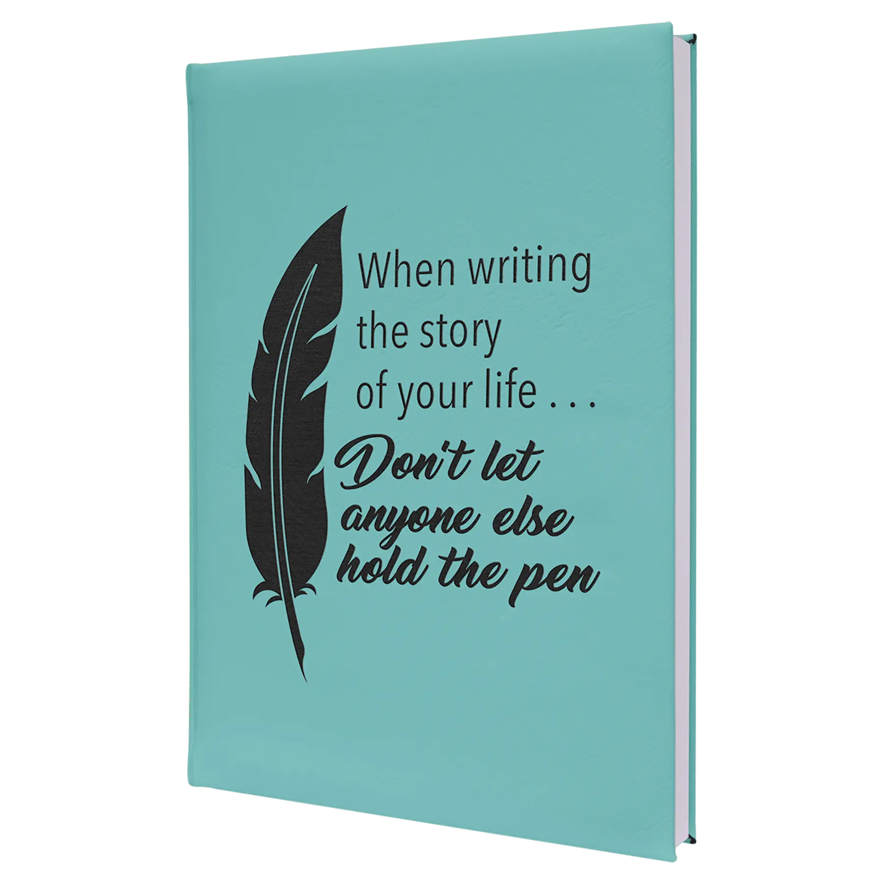 Leatherette Journal/Notepad - Custom JDS