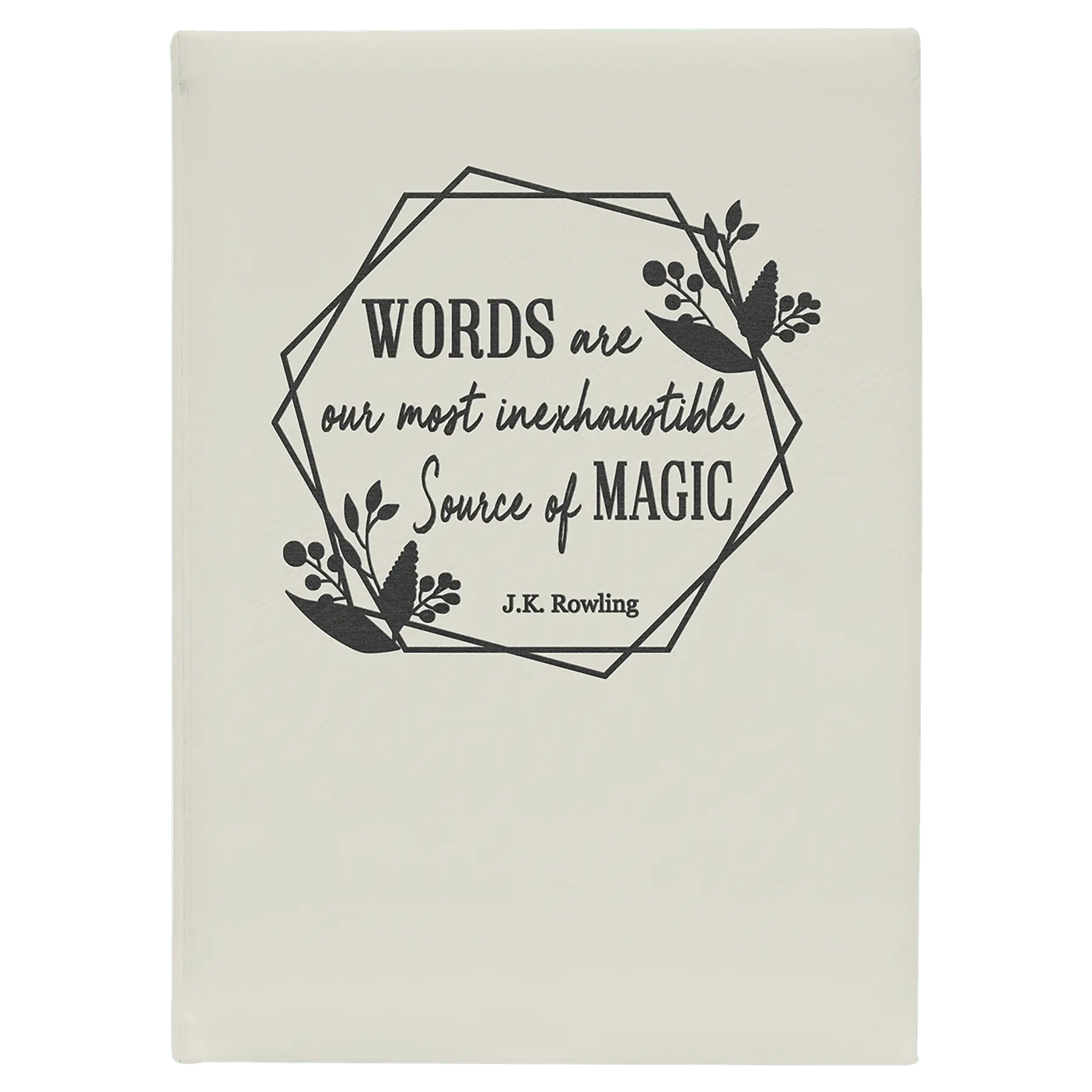 Leatherette Journal/Notepad - Custom JDS