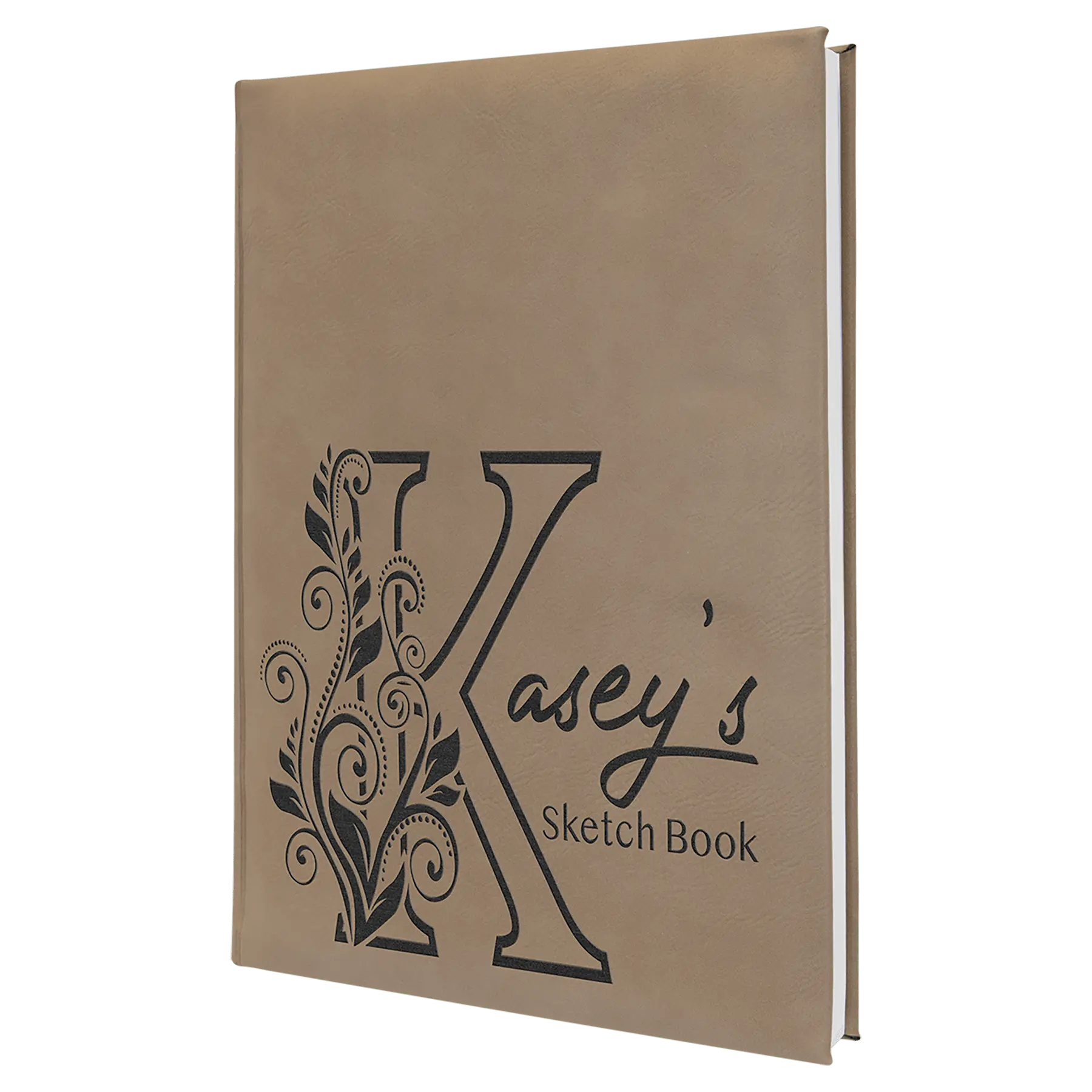 Leatherette Journal/Notepad - Custom JDS