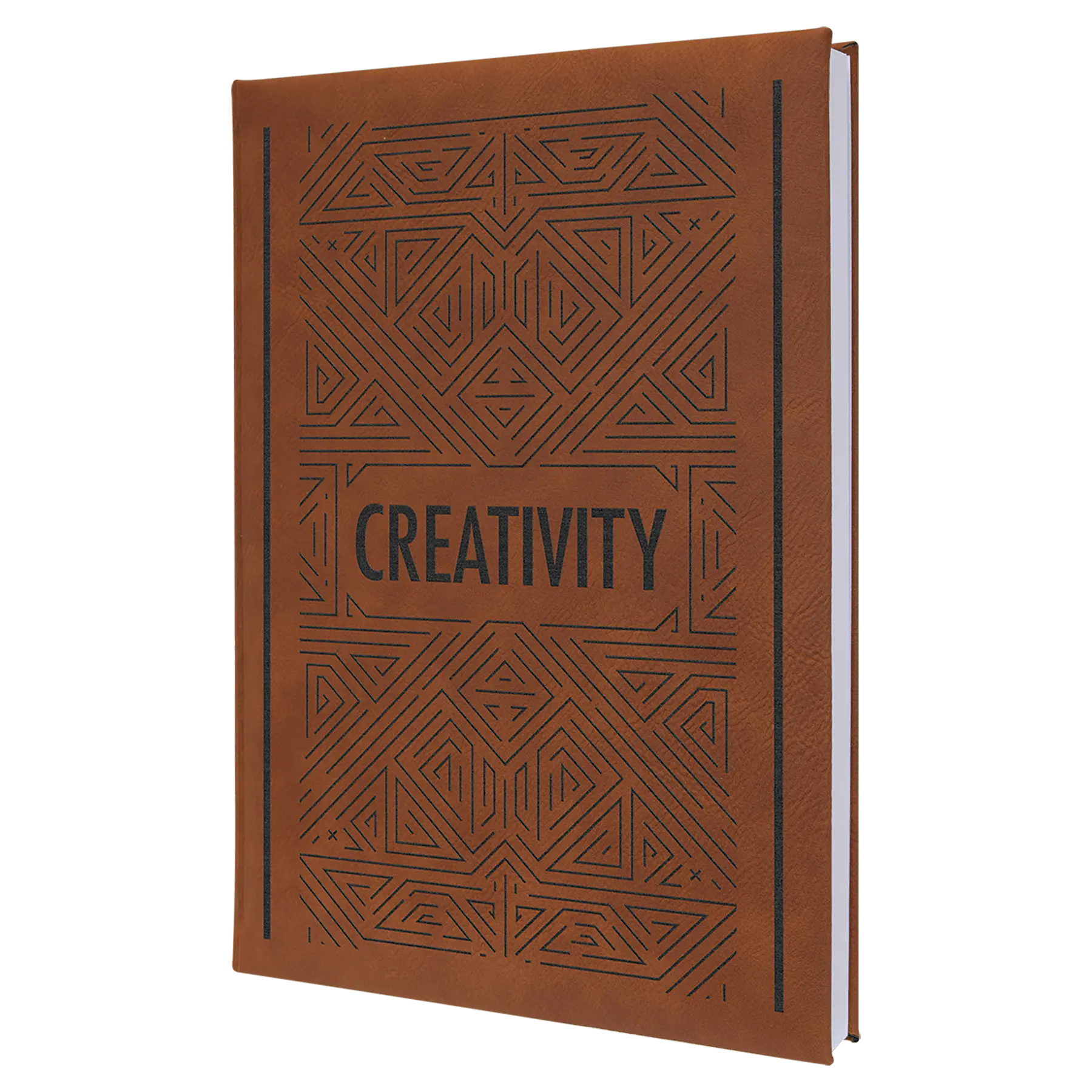 Leatherette Journal/Notepad - Custom JDS