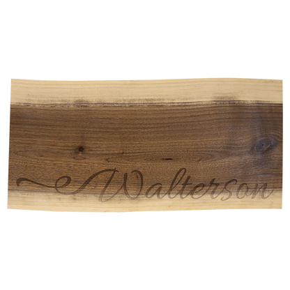 Black Walnut Cutting and Charcuterie Board JDS