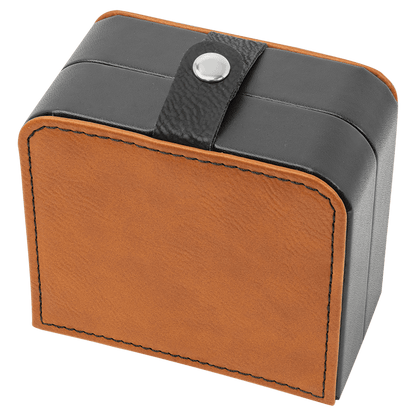 Leatherette Jewelry Box - 7 1/2" X 4 1/2" - Custom