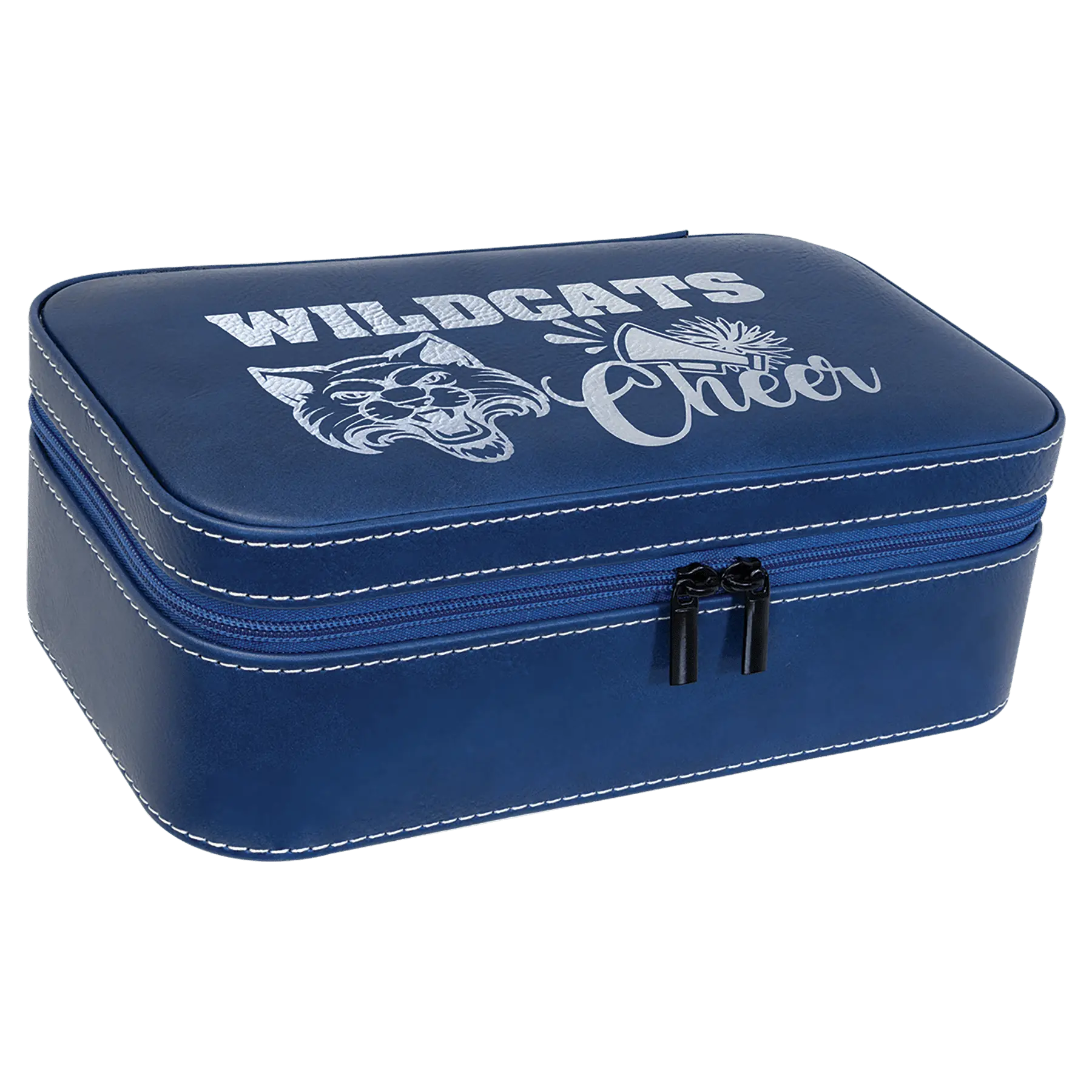Leatherette Jewelry Box - 7 1/2" X 4 1/2" - Custom JDS