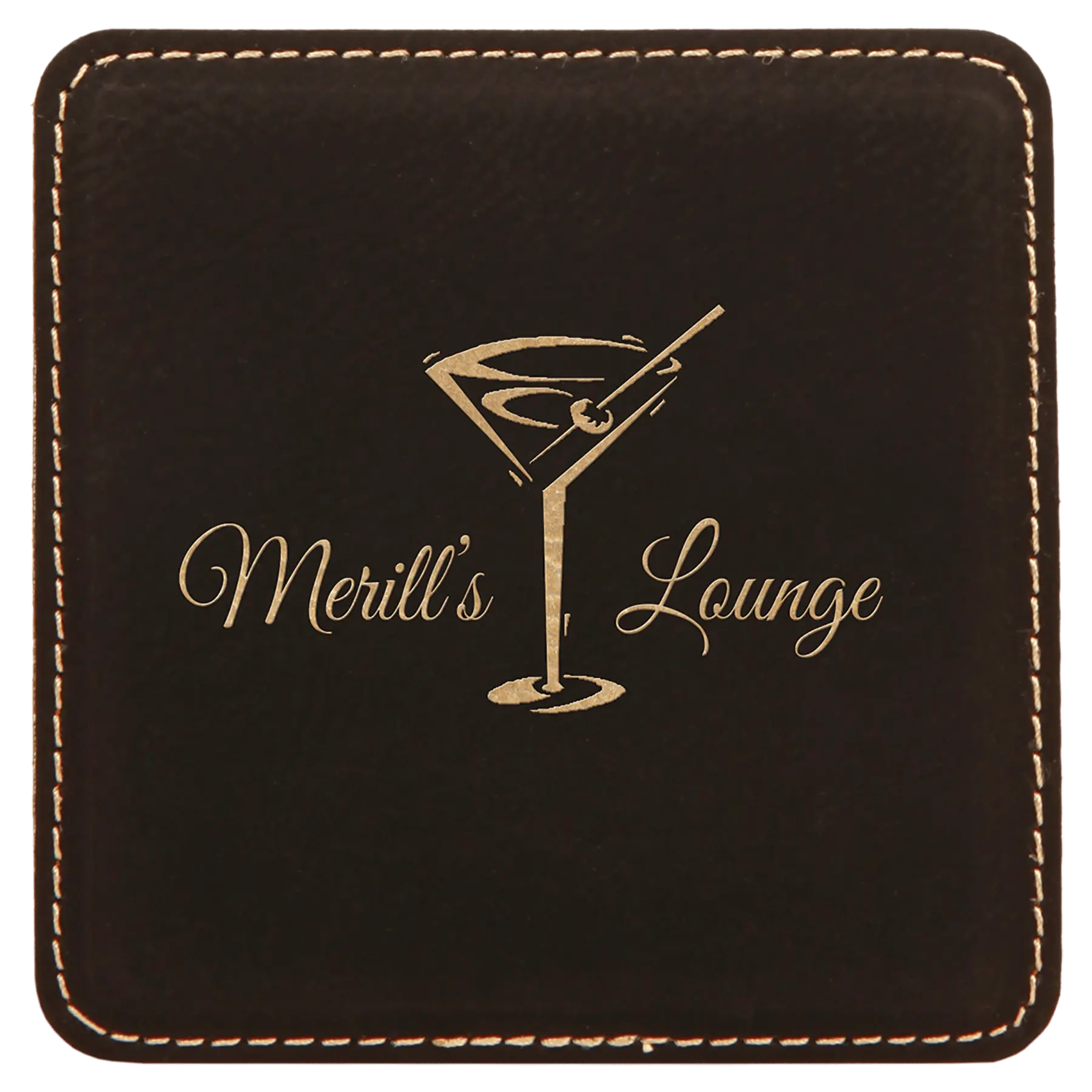4" Leatherette Coasters (Square or Round) JDS