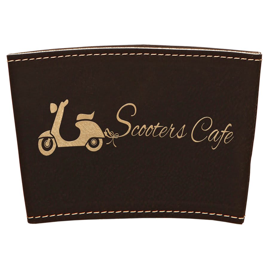 Leatherette Mug Sleeve - 3" Custom