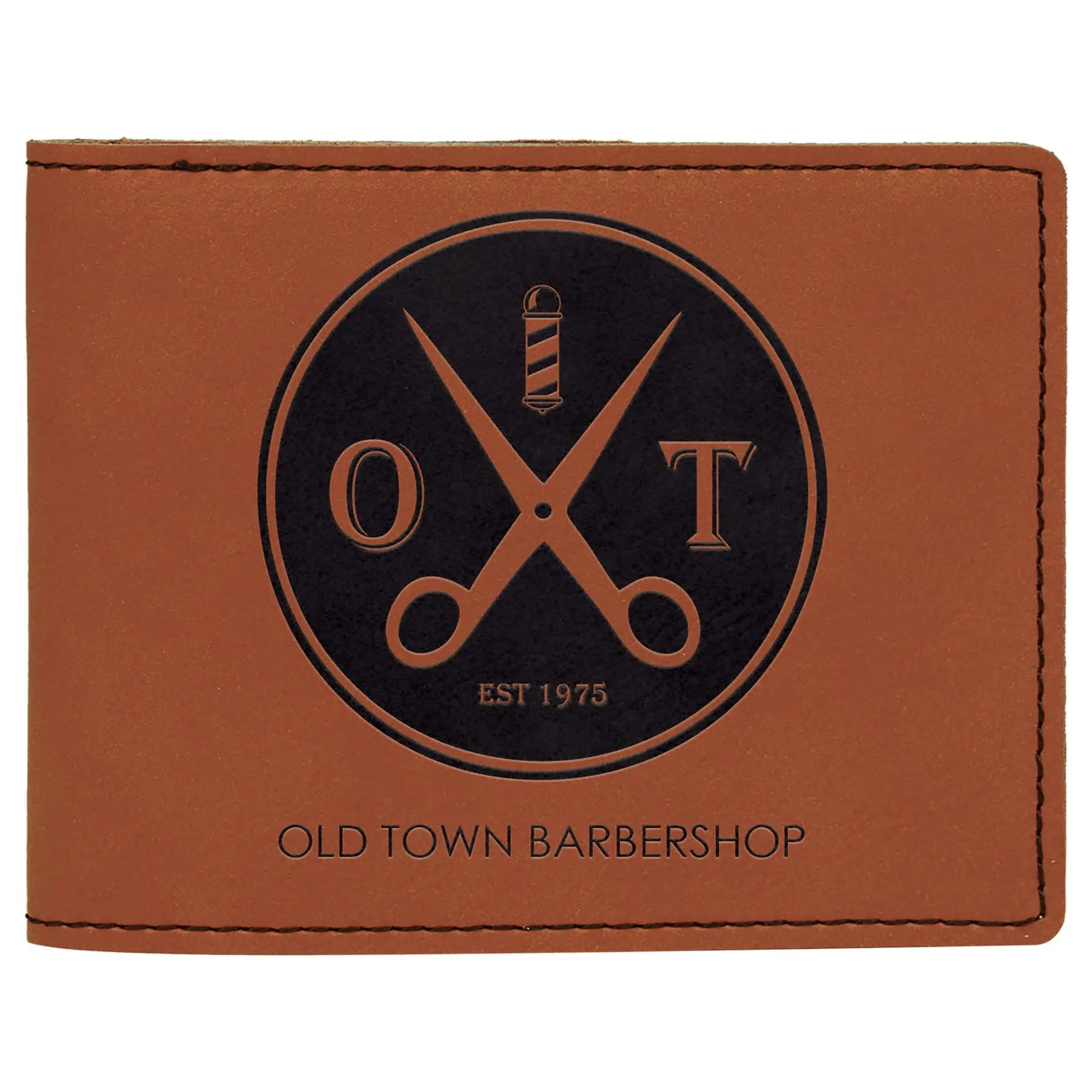 Leatherette Bifold Wallet - Custom JDS