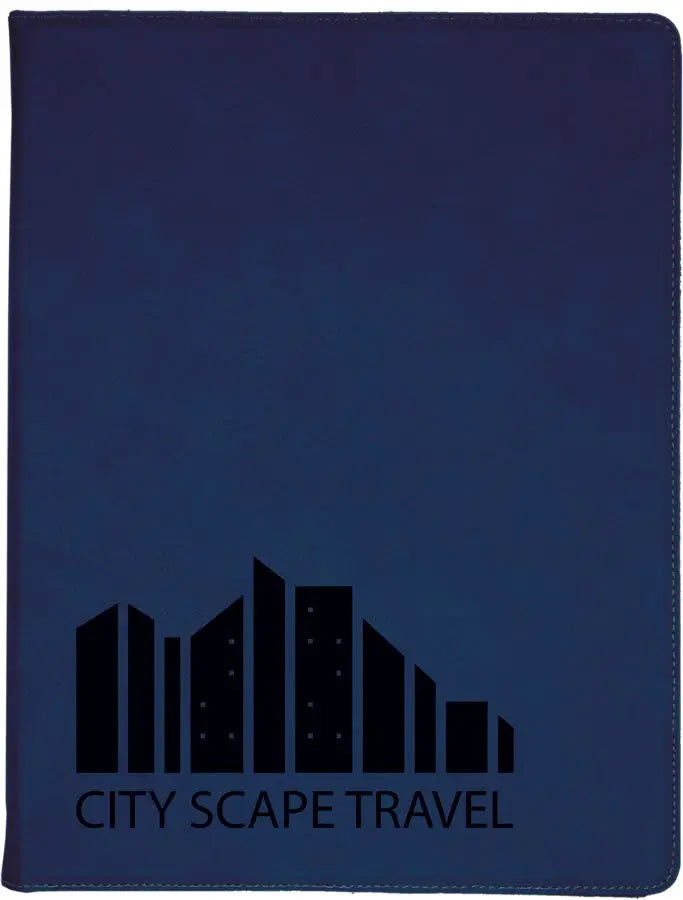 Leatherette Portfolio with Notepad - Custom JDS