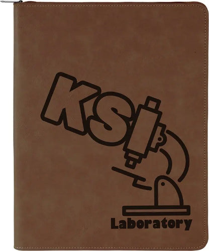 Leatherette Portfolio with Notepad - Custom JDS