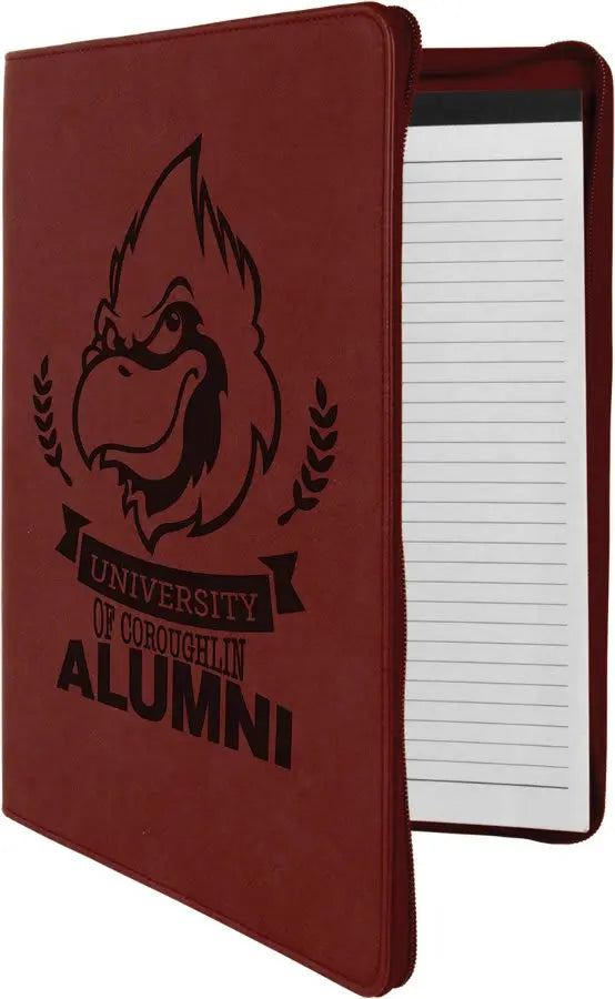 Leatherette Portfolio with Notepad - Custom JDS